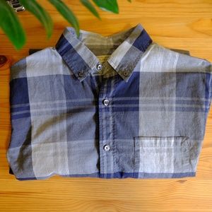 J Crew casual plaid button up - Small